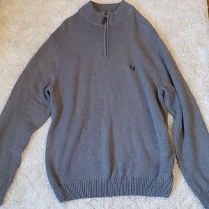 Chaps Gray Sweater Pullover